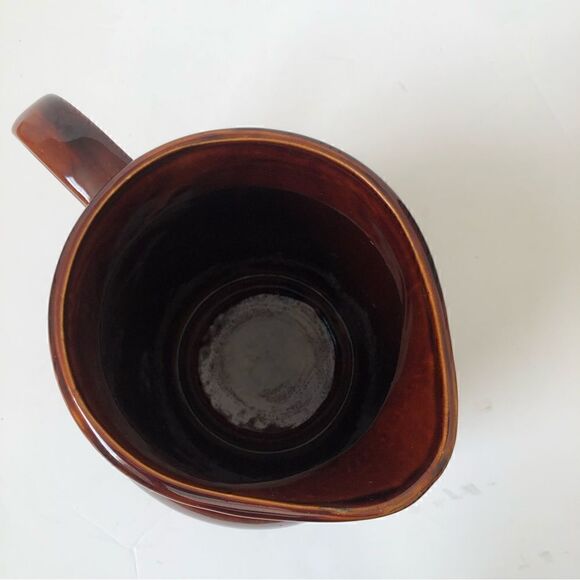 Stoneware handmade pottery drinking pitcher glazed earthenware - Picture 10 of 13